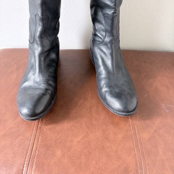 Sam Edelman Penny Leather Riding Boots - Black - Picture 4 of 10
